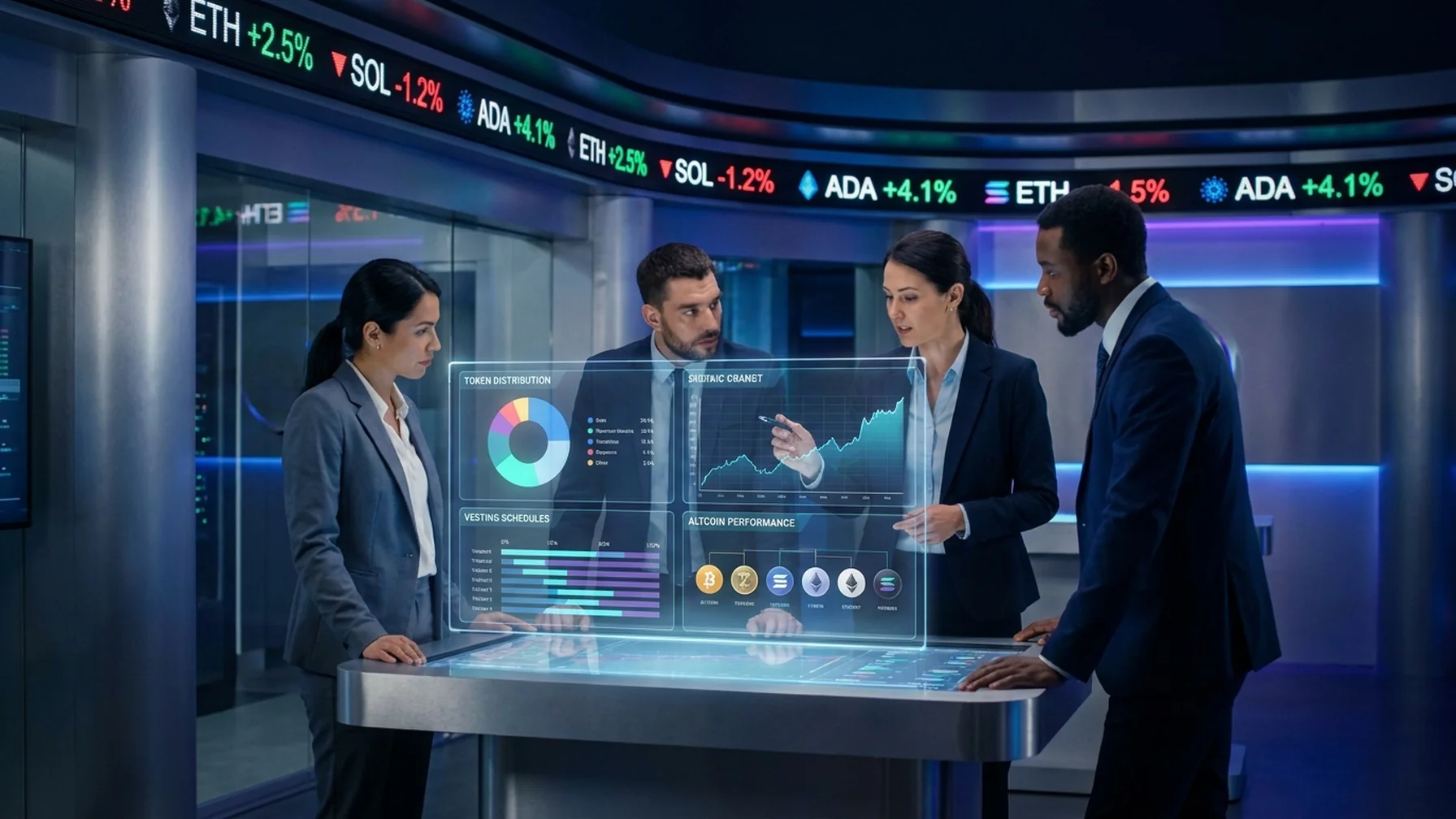 Gaining Token Distribution and Vesting Insights: A strategical Framework
